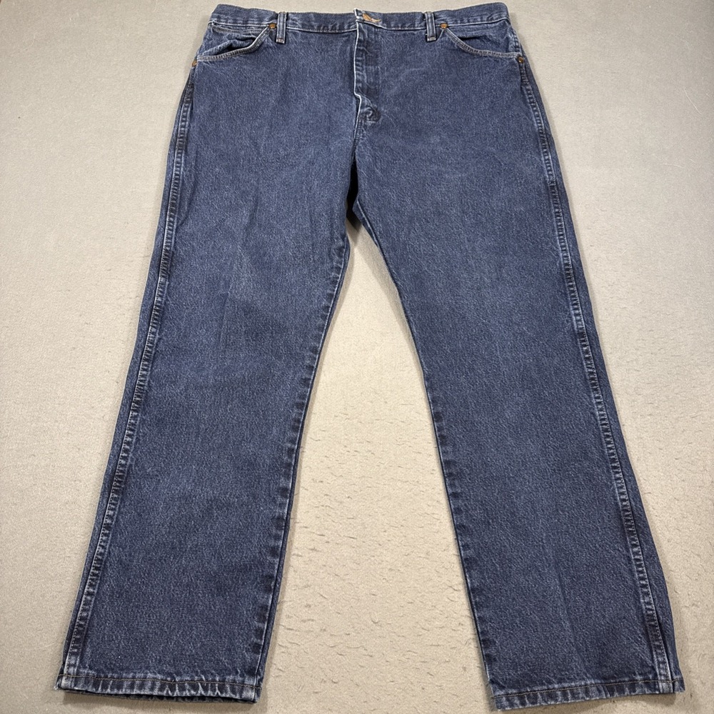 Vintage Wrangler MEN 40X30 Dark Wash Cowboy Cut Original  Denim Jeans 13MWZDD